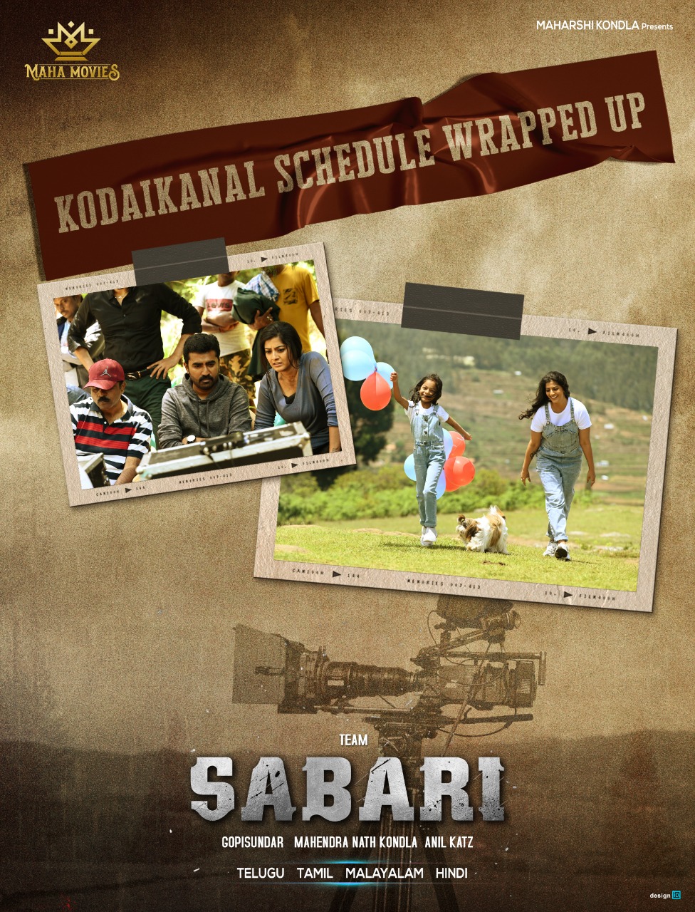Varalaxmi Sarathkumar “Sabari” Completes Key Schedule in Kodaikanal