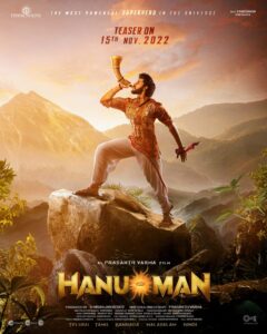 Prasanth Varma, Teja Sajja, Primeshow Entertainment’s Pan India Movie HANU-MAN Teaser On November 15th