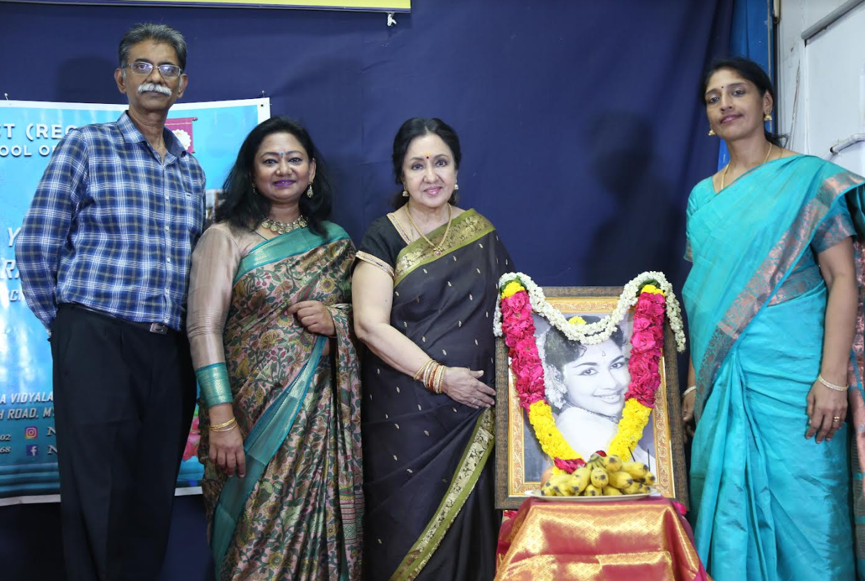 Actress Raja Sulochana’s 10th Remembrance Day Autistic differently-abled people paid tribute to her by singing songs  in Mylapore.