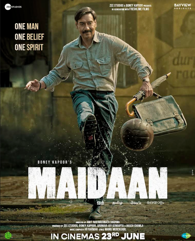 Ajay Devgn kickstarts his upcoming film ‘Maidaan’ with a powerful teaser!