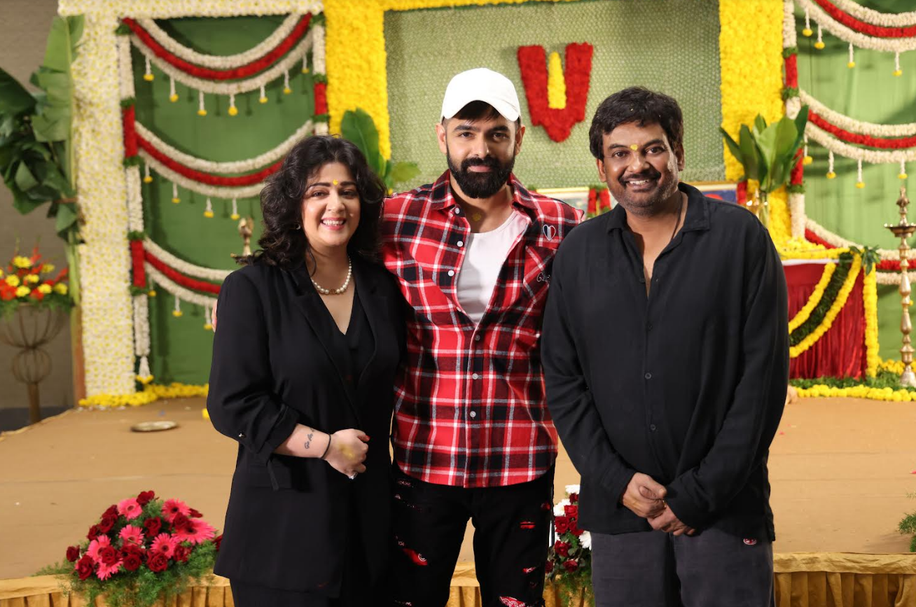 Ustaad Ram Pothineni, Puri Jagannadh, Charmme Kaur, Puri Connects Pan India Film Double iSmart Launched Grandly