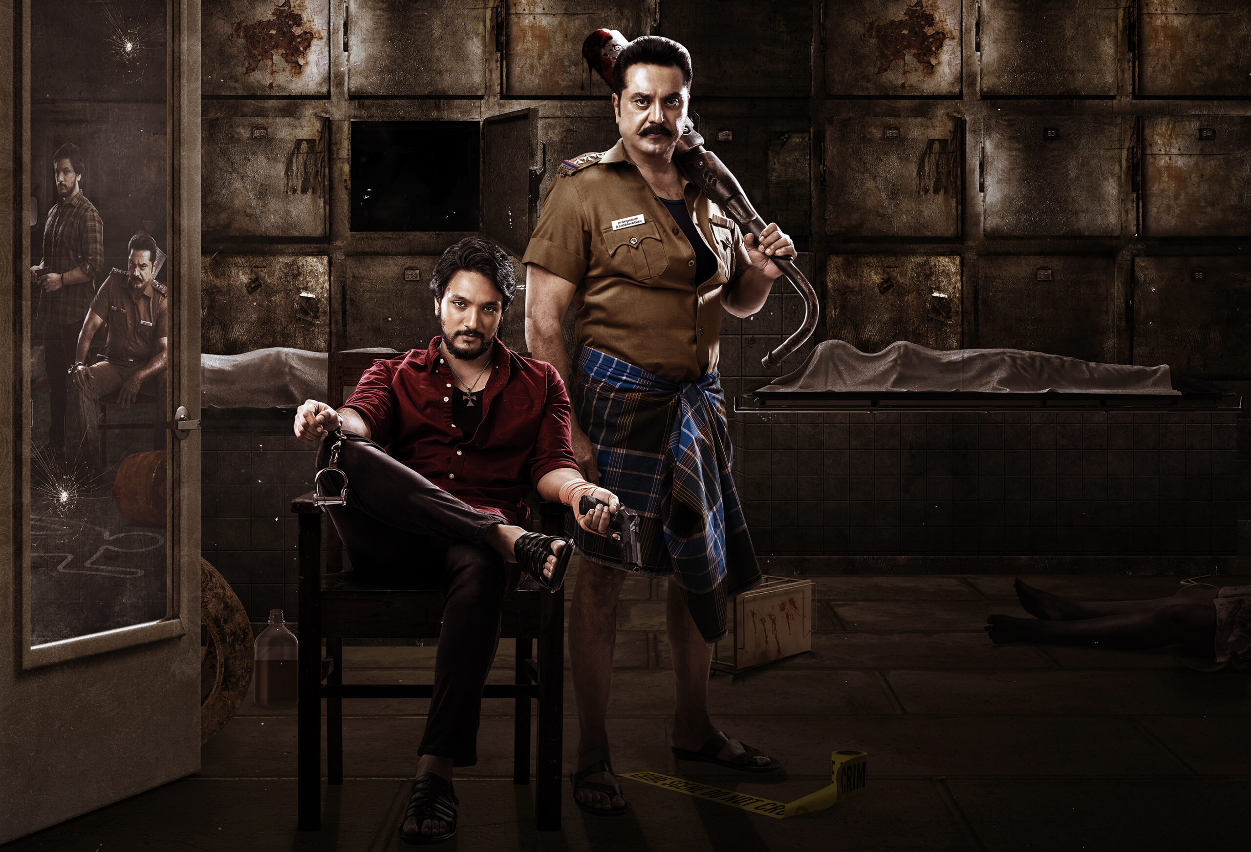 Gautham Karthik-Sarath Kumar starrer “Criminal” First Look is out now!