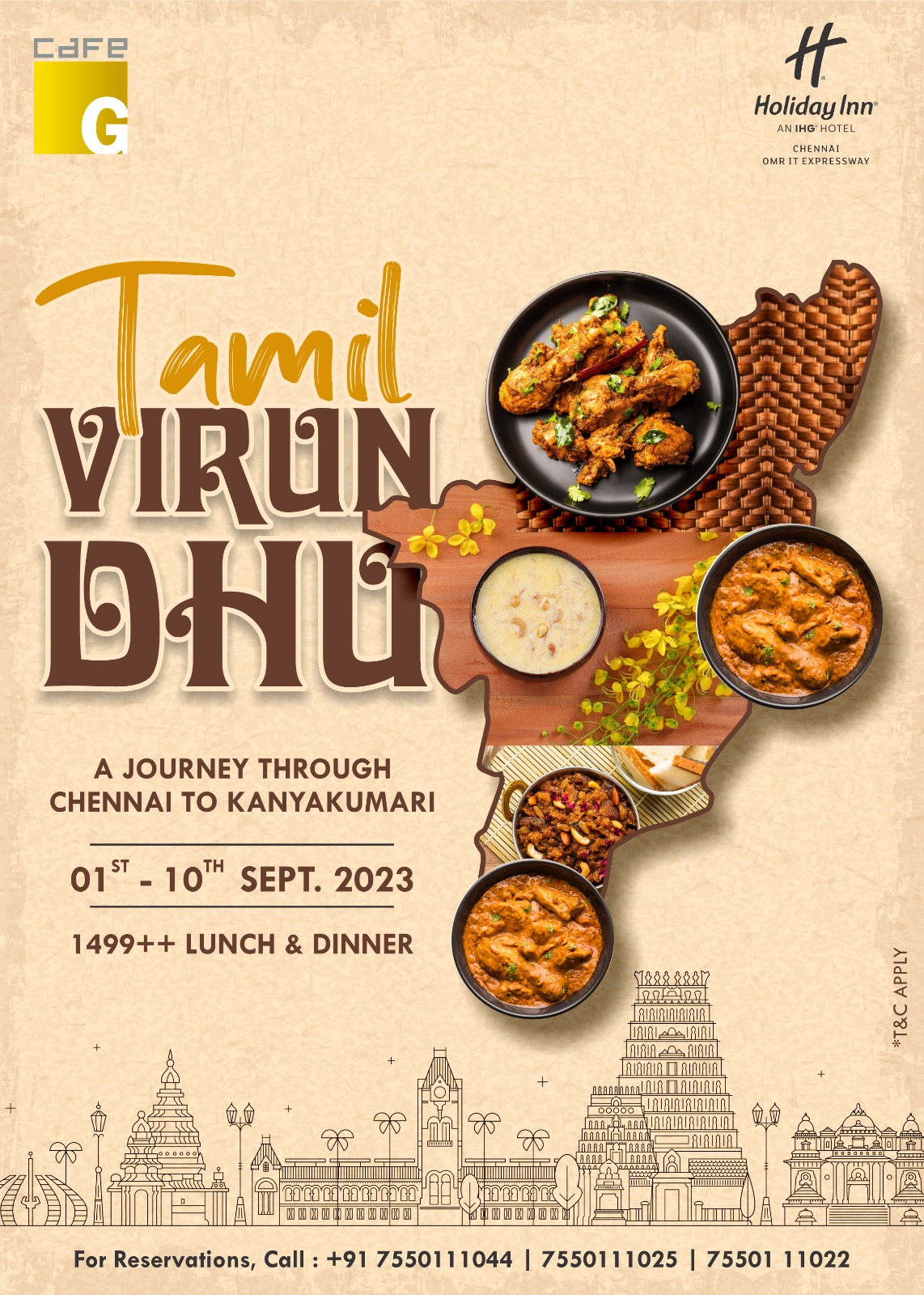 *Savour the Flavours of Tamil Nadu at Café G: Hotel Holiday Inn's "Tamil Virundhu" Food Festival