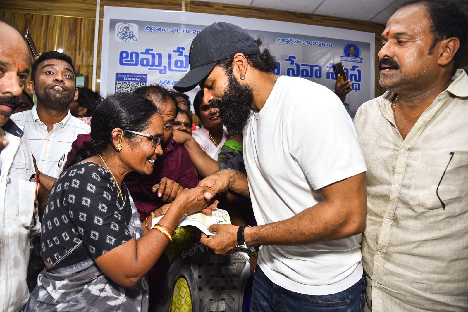 Sai Durgha Tej personally visited Amma Orphanage to donate the promised amount