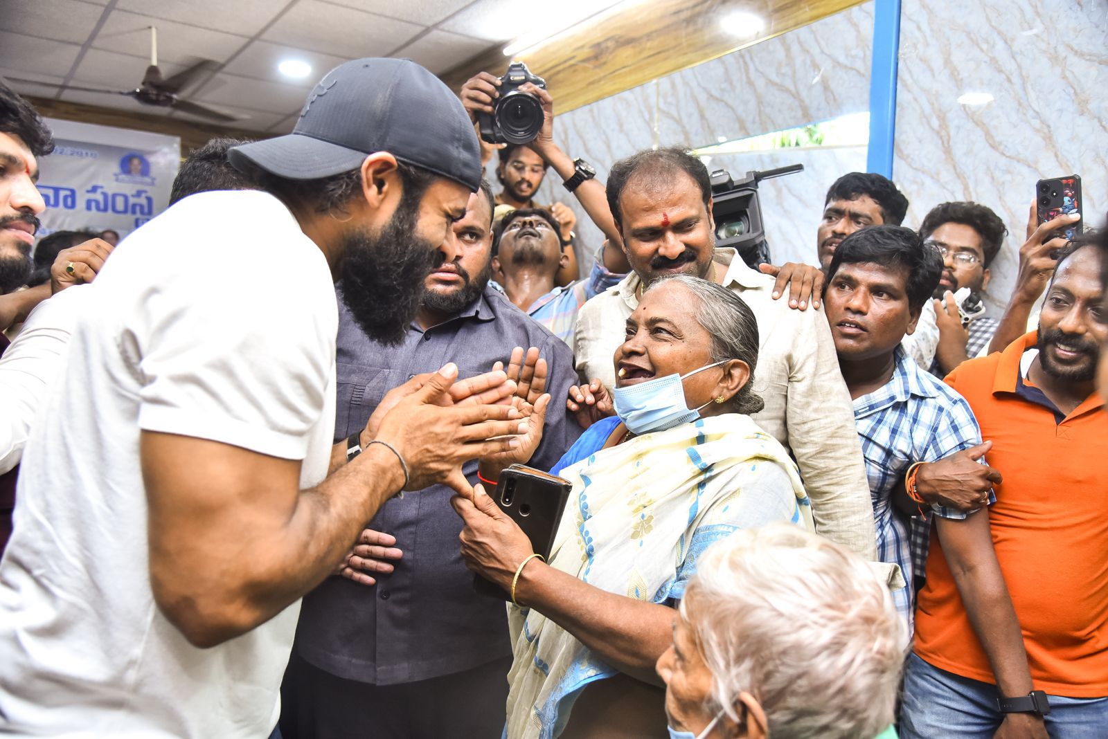 Sai Durgha Tej personally visited Amma Orphanage to donate the promised amount