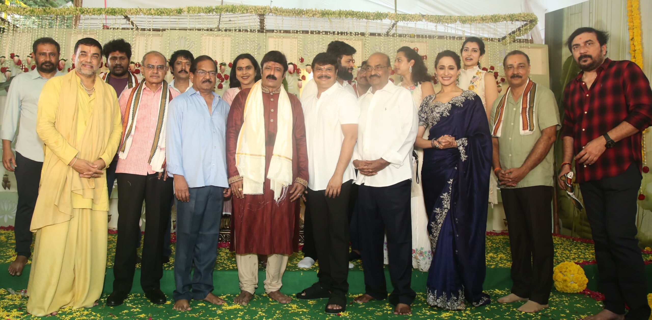 *God Of Masses Nandamuri Balakrishna, Blockbuster Maker Boyapati Sreenu, Raam Achanta, Gopi Achanta, 14 Reels Plus, M Tejaswini Nandamuri Presents # Akhanda 2 Thaandavam Launched Splendidly, Title Theme Unveiled*